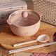 貞嘻高顏值泡面碗帶蓋4件套勺子筷子學(xué)生用陶瓷碗食堂打飯碗宿舍面碗 蝴蝶結泡面碗【碗筷蓋勺四件套】