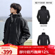 駱駝（CAMEL）三防沖鋒衣戶(hù)外登山服防水防風(fēng)防污三合一保暖時(shí)尚運動(dòng)外套 A9W214119AX，黑色，男女同 L