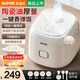 蘇泊爾（SUPOR）電飯煲小型家用1-2-3人用迷你小容量電飯鍋1.6L陶瓷涂層內膽可拆卸上蓋智能預約多功能微壓 【陶瓷油厚釜膽】帶蒸籠 3L