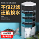 茨格曼烏龜過濾器低水位循環(huán)泵養(yǎng)龜水質(zhì)凈化龜缸專用吸糞換水過濾器 大號8W【四層:3層濾材+1層濾棉】