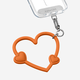 CASETIFY 【全新上市】心形手機腕帶 適用于iPhone全系列手機配件 多功能手機掛環(huán)腕帶 活力橙（新色上市）