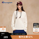 Champion冠軍長(cháng)袖T恤女2025秋季新款插肩袖純色休閑打底衫基礎款 古董白 S