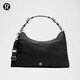 lululemon丨Convertible 女士大款多功能褶飾斜挎包 LW9FTLS 黑/瀝青灰 O/S