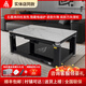 一均牌雙核烤火桌電暖電熱桌語(yǔ)音升降茶幾電爐取暖桌長(cháng)方形桌子家用多功能取暖器烤火爐電暖爐烤火電烤桌 A21顏如玉+隱形爐+語(yǔ)音+平移+暖腳1.2米