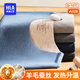 海瀾之家（HLA）男士保暖內衣男秋冬季圓領(lǐng)德絨發(fā)熱無(wú)痕抗菌大碼修身秋衣秋褲套裝 灰藍 XL (175) 建議體重130斤-150斤