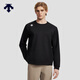 DESCENTE迪桑特TRAINING系列綜訓運動(dòng)健身男士親膚針織衛衣套頭衫 BK-黑色 L (175/96A)