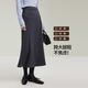 圖曼朵包臀魚(yú)尾裙女灰色垂感長(cháng)款半身裙高級感法式長(cháng)裙 灰色 S
