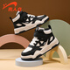 貴人鳥(niǎo)男童鞋子運動(dòng)鞋男孩春款革面高幫大童板鞋兒童休閑鞋