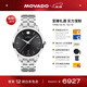 摩凡陀（Movado）瑞士手表全新1881系列腕表機械鋼帶男表0607461瑞表禮物送禮
