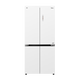 美的（Midea）冰箱513升十字四門(mén)純平全嵌PT離子凈化凈味抗菌三檔變溫智能家用大冰箱BCD-513WUSGPZM淺云脂