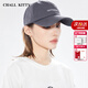 CHALL KITTY棒球帽女士復古大頭圍鴨舌帽高級感棒球帽子百搭高端品牌2026新款 高級灰-高端品牌禮盒裝高級感