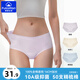 棉柔世家純棉女士?jì)妊?0支精梳棉10A抑菌純棉底襠透氣簡(jiǎn)約3條裝