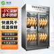 加承風(fēng)干柜晾鴨柜烤鴨風(fēng)干機燒臘燒鴨燒鵝烘干柜酒店餐廳乳鴿鴨胚吹鴨機商用涼鴨柜除濕保鮮智能晾胚柜 【-5℃深鮮】全鋼快速大雙門(mén)6桿大風(fēng)機+高效壓機