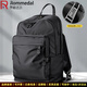 羅梅達爾（Rommedal）雙肩包男商務(wù)休閑男包大容量旅行包電腦包背包男士雙肩包單肩包男 黑色【京倉次日達】高43*寬30*厚18cm