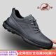 公羊意大利男鞋秋冬季新款真皮運動(dòng)皮鞋男軟底戶(hù)外登山徒步休閑鞋子男 灰色 【標準運動(dòng)鞋碼/現貨】 41