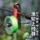 威爾基路亞上線(xiàn)器卷線(xiàn)器魚(yú)線(xiàn)繞線(xiàn)器釣魚(yú)纏線(xiàn)器漁輪紡車(chē)輪水滴輪魚(yú)竿線(xiàn)器 【便攜式上線(xiàn)器】黑紅色 材質(zhì)耐用