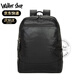 Walker Shop【品牌精選】男士雙肩包男百搭書(shū)包新款商務(wù)電腦包牛皮背包雙肩包 黑色（可放16 吋電腦） 29*41*12