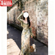 JIOESC新中式復古提花連衣裙女夏開(kāi)衫吊帶裙兩件套2025新款度假沙灘裙 開(kāi)衫＋吊帶裙 M （100斤—110斤）