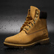 添柏嵐（Timberland）官方踢不爛男鞋戶(hù)外防水抗污防滑耐磨皮革高幫大黃靴 18094-231 41.5 內長(cháng)260mm