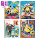 Minions Little Golden Book 英文原版小黃人小金書(shū)4冊 Despicable Me 卡通動(dòng)畫(huà)電影插畫(huà)故事書(shū)The Rise of Gru