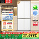 松下（Panasonic）【國家補貼20%】大海豹2.0PRO家用雙開(kāi)門(mén)冰箱十字門(mén)510嵌入式四開(kāi)門(mén)一級能效風(fēng)冷無(wú)霜NR-ED51CMA-W