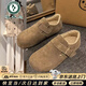 啄木鳥(niǎo)加絨全包跟勃肯鞋女2025秋冬季一腳蹬厚底保暖舒適輕便保暖懶人鞋 駝色 37 (235mm)