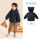 JELLYBABY【三層夾棉】冬裝小熊加厚棉衣男童保暖外套寬松棉服短款棉襖