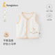童泰（TONGTAI）嬰兒馬甲春秋季純棉男女寶寶衣服兒童背心坎肩馬夾馬夾白色90cm