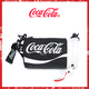可口可樂(lè )（Coca-Cola）斜挎包男士挎包男女潮牌小背包學(xué)生情侶休閑經(jīng)典圓桶單肩包 黑色