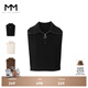 麥檬MM商場(chǎng)同款綿羊毛黑色無(wú)袖套頭針織毛衣背心女秋冬5DB133011 黑色5DB133011 S