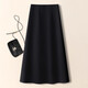 芮妍雅灰色毛呢半身裙女冬季2025新款中長(cháng)款氣質(zhì)超好看a字裙毛呢傘裙子 黑色 【專(zhuān)柜高定款】 常規 S /26【推薦85-95斤】