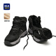 海瀾之家HLA男靴山不在高休閑潮流工裝戶(hù)外鞋HAAGZM4EHB250 黑色加絨42