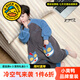 G.duck小黃鴨男童連體睡衣秋冬季兒童家居服奧特曼衣服男寶寶防著(zhù)涼睡袋 藍灰色 100 尺碼2~3歲【 90-100cm】