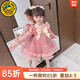 G.ducktutu裙女童連衣裙春秋季甜美可愛(ài)女寶寶衣服中小童蓬蓬裙兒童禮服 小香風(fēng)粉紅色春秋款 110 建議4-5歲【95-105cm】cm