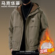 馬克華菲美式連帽棉服外套男士加厚保暖秋冬時(shí)尚百搭痞帥工裝沖鋒夾克棉襖
