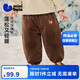 迷你巴拉（minibala）男女童寶寶棉褲2025冬新品兒童保暖夾棉褲子柔軟親膚長(cháng)褲