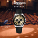 浪琴（LONGINES）瑞士手表 康卡斯系列計時(shí)碼表  機械橡膠表帶男表 L38354329