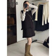 蔓爾依連衣裙女裝秋冬2025新款冬季穿搭一整套韓系氣質(zhì)馬甲背心裙子套裝 馬甲+半身裙 M