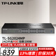 普聯(lián)（TP-LINK）5口8口百兆千兆POE交換機企業(yè)網(wǎng)絡(luò )網(wǎng)線(xiàn)分線(xiàn)器分流器集線(xiàn)器 TL-SG2024MP/24口千兆/功率190W 監控無(wú)線(xiàn)AP供電