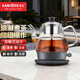 金灶（KAMJOVE）煮茶器玻璃黑茶煮茶壺 蒸汽自動(dòng)電茶壺 全自動(dòng)泡茶花茶養生壺電熱茶爐 0.8L A-33
