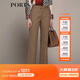 PORTS 寶姿秋冬新款女裝通勤日常小腳休閑褲長(cháng)褲LM9P087LWF102 卡布奇諾 M (6)