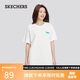 斯凱奇（Skechers）繽紛短袖夏季男女同款休閑T恤潮流顯瘦上衣L224U080