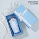 Wedgwood[新年禮物]陶瓷內膽漫游美境吸管杯藍592ml保冷杯保溫杯高顏值
