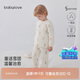 babylove男女寶寶分體套裝秋冬款夾棉嬰兒保暖內衣純棉家居服套裝雪寶墩墩