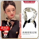 半粒絲巾女士護頸2026黑白百搭薄款小香風(fēng)溫柔優(yōu)雅氣質(zhì)送長(cháng)輩送媽媽 絲巾【小馬頭白】