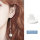 s925通體純銀耳釘耳飾純銀耳環(huán)首飾禮物銀飾耳墜輕奢高級感禮物 珍珠耳線(xiàn)