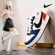 耐克（NIKE）女鞋子 25冬季新款透氣運動(dòng)鞋平底小白鞋低幫大童休閑鞋板鞋子女 【圣誕禮物】COURT-黑曜石/曬圖退10 37.5