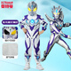 ULTRAMAN奧特曼衣服春秋發(fā)光套裝兒童正版賽羅超人風(fēng)衣童裝女蜘蛛俠兩件套 【無(wú)限賽羅】發(fā)光春秋套裝+正版 120 cm