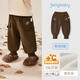 JELLYBABY[7A抗菌遠紅外]兒童燈芯絨褲子冬季寶寶加絨加厚長(cháng)褲女童休閑褲潮