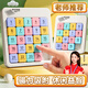 名遇數字華容道10*10馬卡龍6-12歲益智玩具生日開(kāi)學(xué)必備拼圖早教智力男孩女孩磁性益智玩具魔方